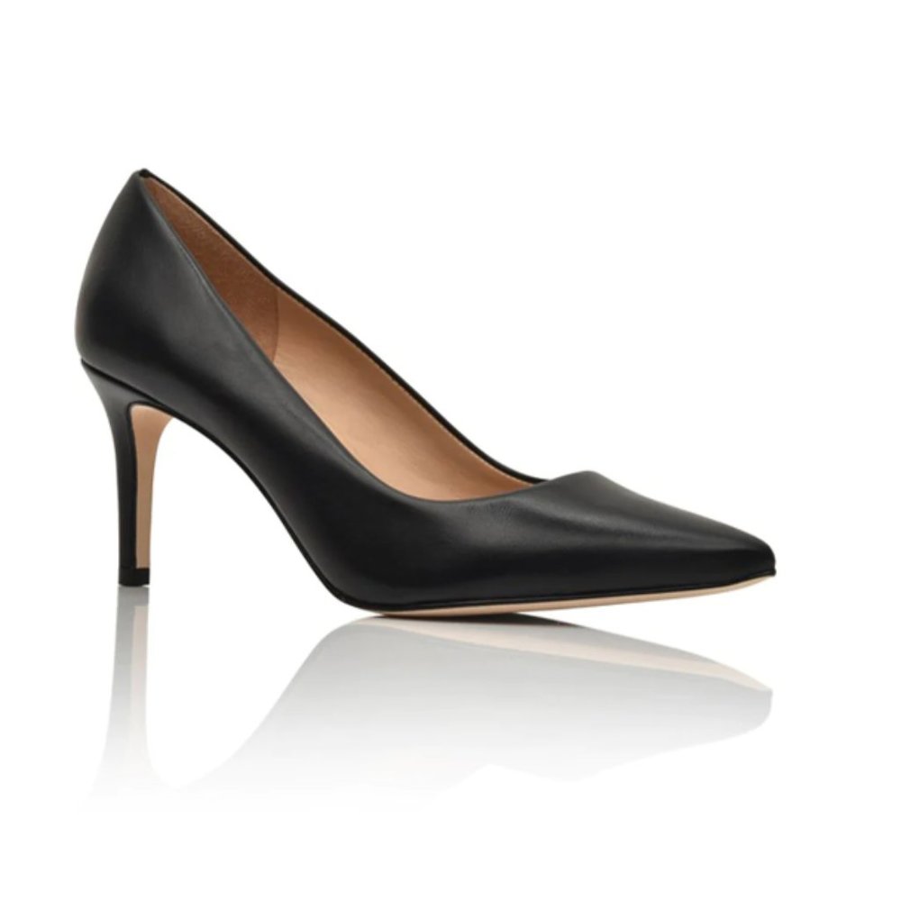 Joan Oloff 75mm Deborah pumps black nappa 8.5